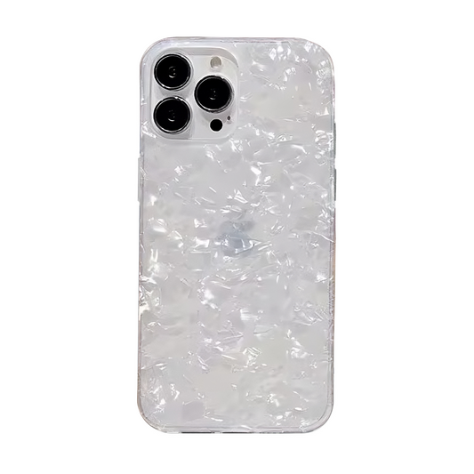 White Bling SEASHELL Phone Case
