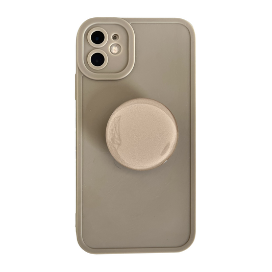 GRAY Soft Phone Case With Phone Grip
