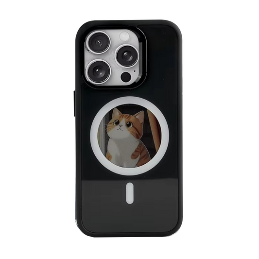 Black Smart NFC Phone Case with HD Display & Magsafe