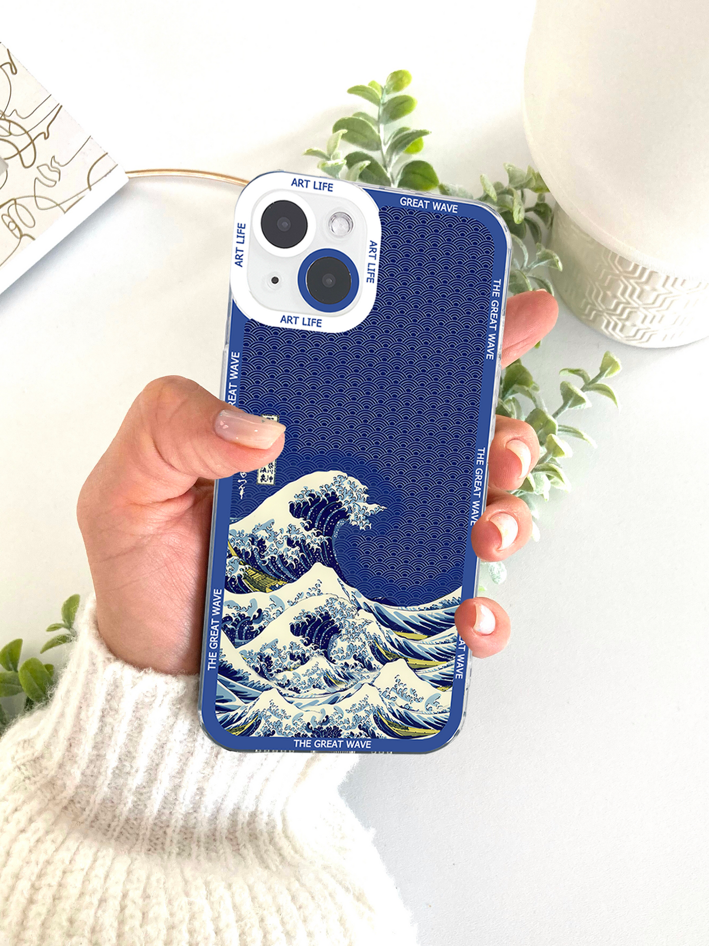 Great Waves Katsushika Phone case