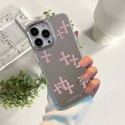 Cross Y2K Mirror Makeup iPhone Case