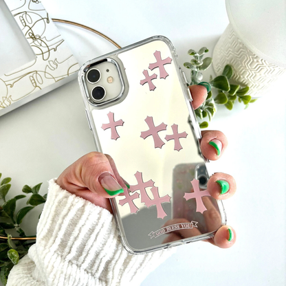 Cross Y2K Mirror Makeup iPhone Case
