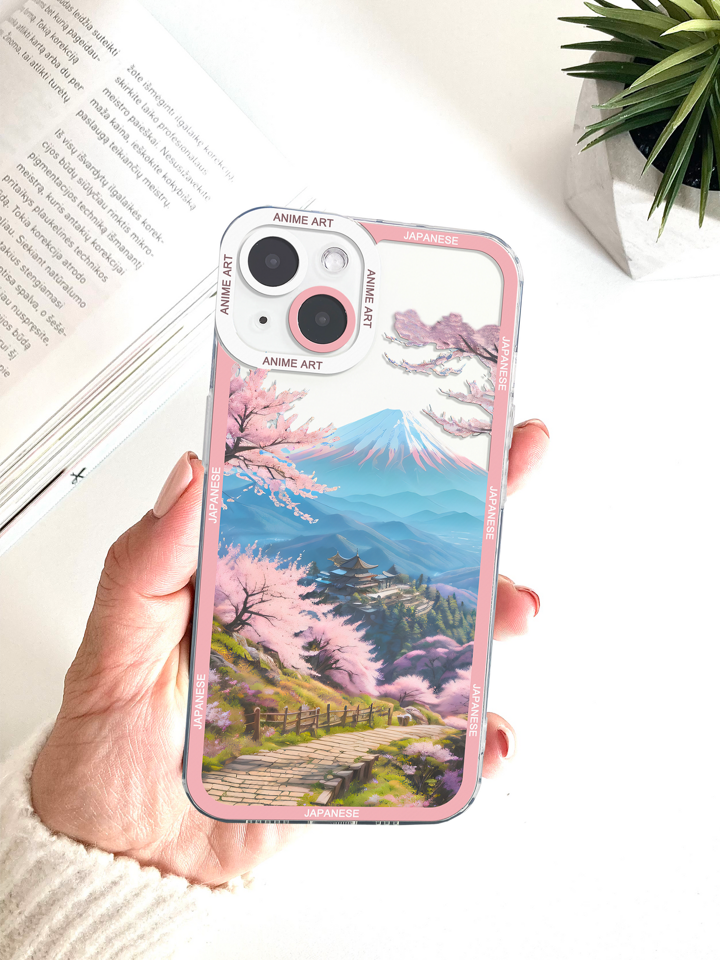 Japanese Clear Street Phone Case