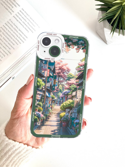 Japanese Floral Street Phone Case