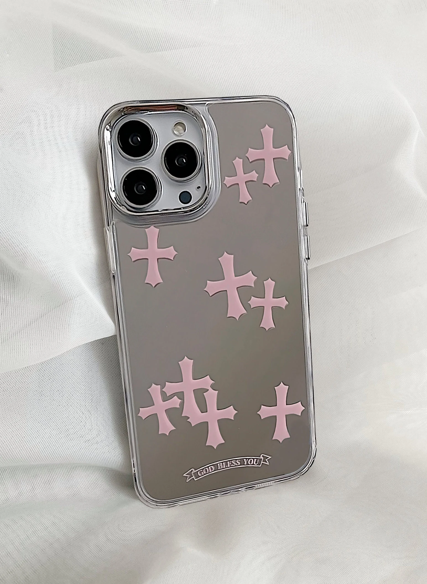 Cross Y2K Mirror Makeup iPhone Case