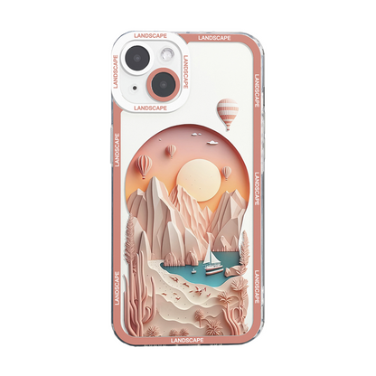 Mountain Nature Sunset Landscape Phone Case