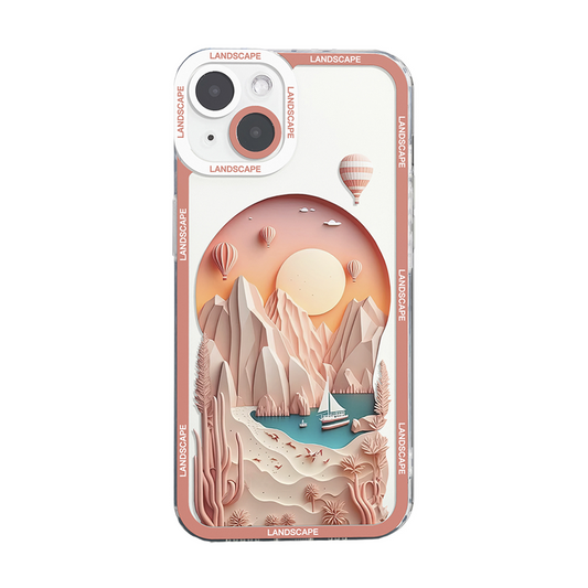 Mountain Nature Sunset Landscape Phone Case