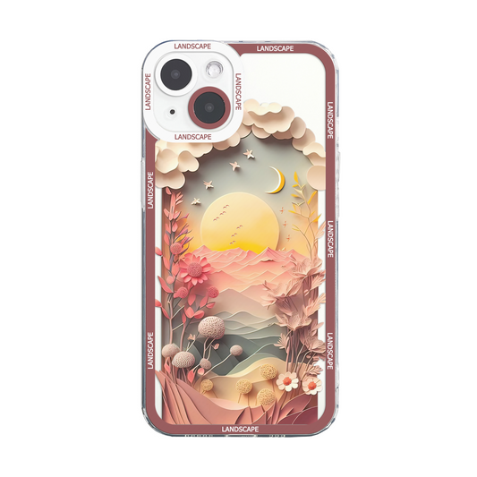 Sunset Mountain Aesthetic Phone Case