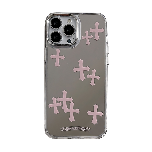 Cross Y2K Mirror Makeup iPhone Case