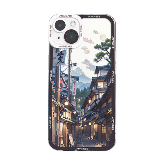 Japanese Animation Town Phone Case