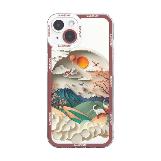 Mountain Sunset Aesthetic Phone Case