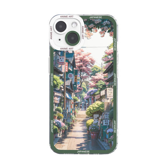 Japanese Floral Street Phone Case
