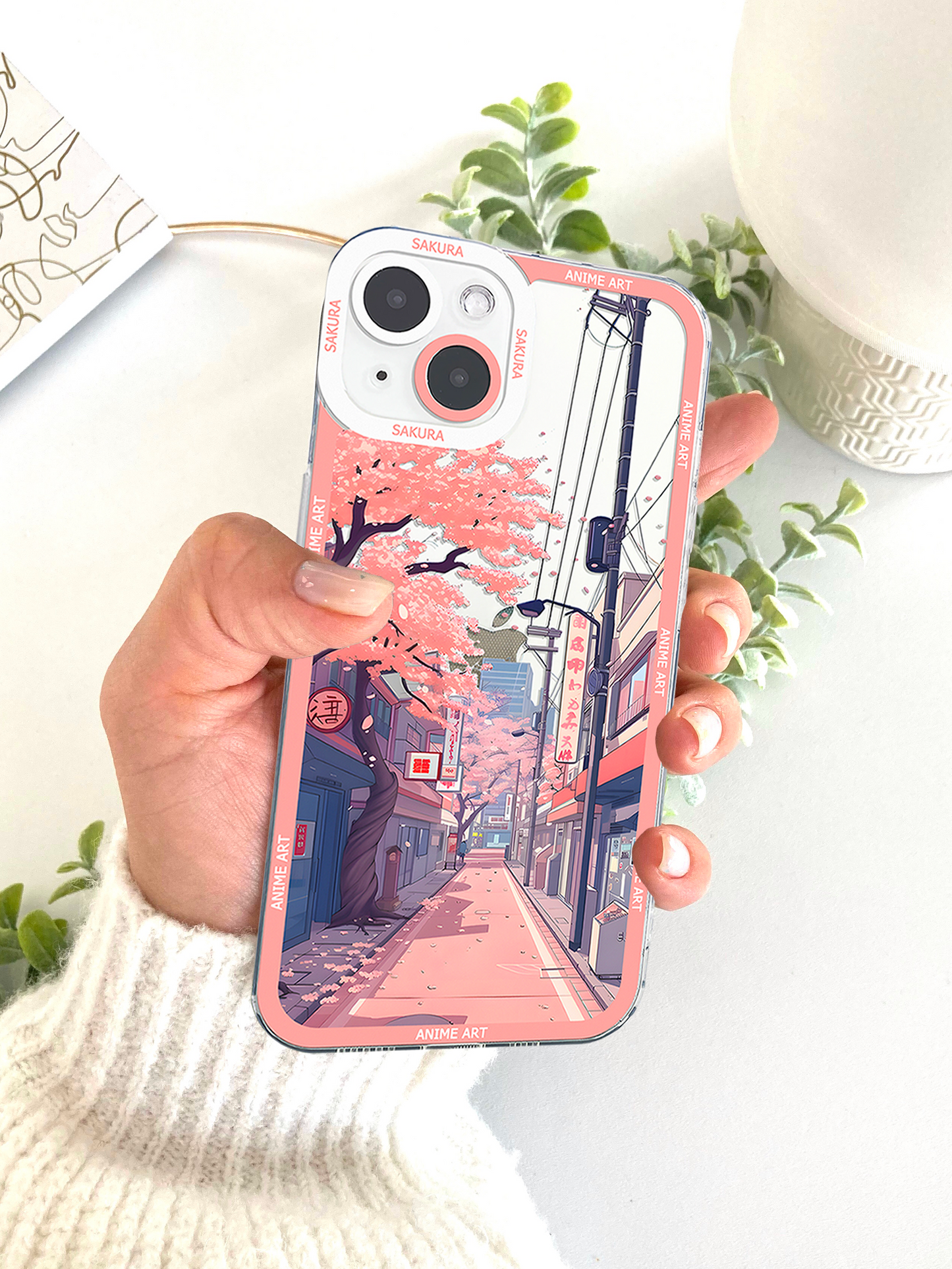 Sakura Japanese Anime Phone Case