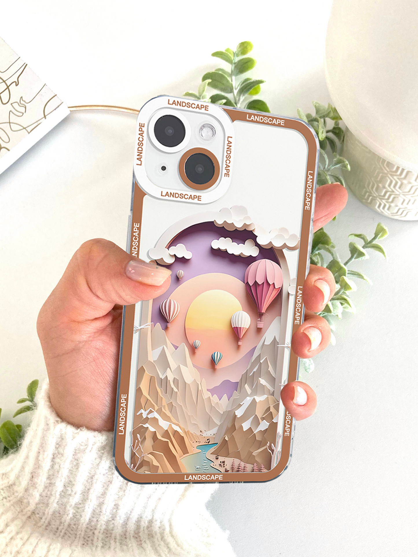 Mountain Nature Baloon Phone Case