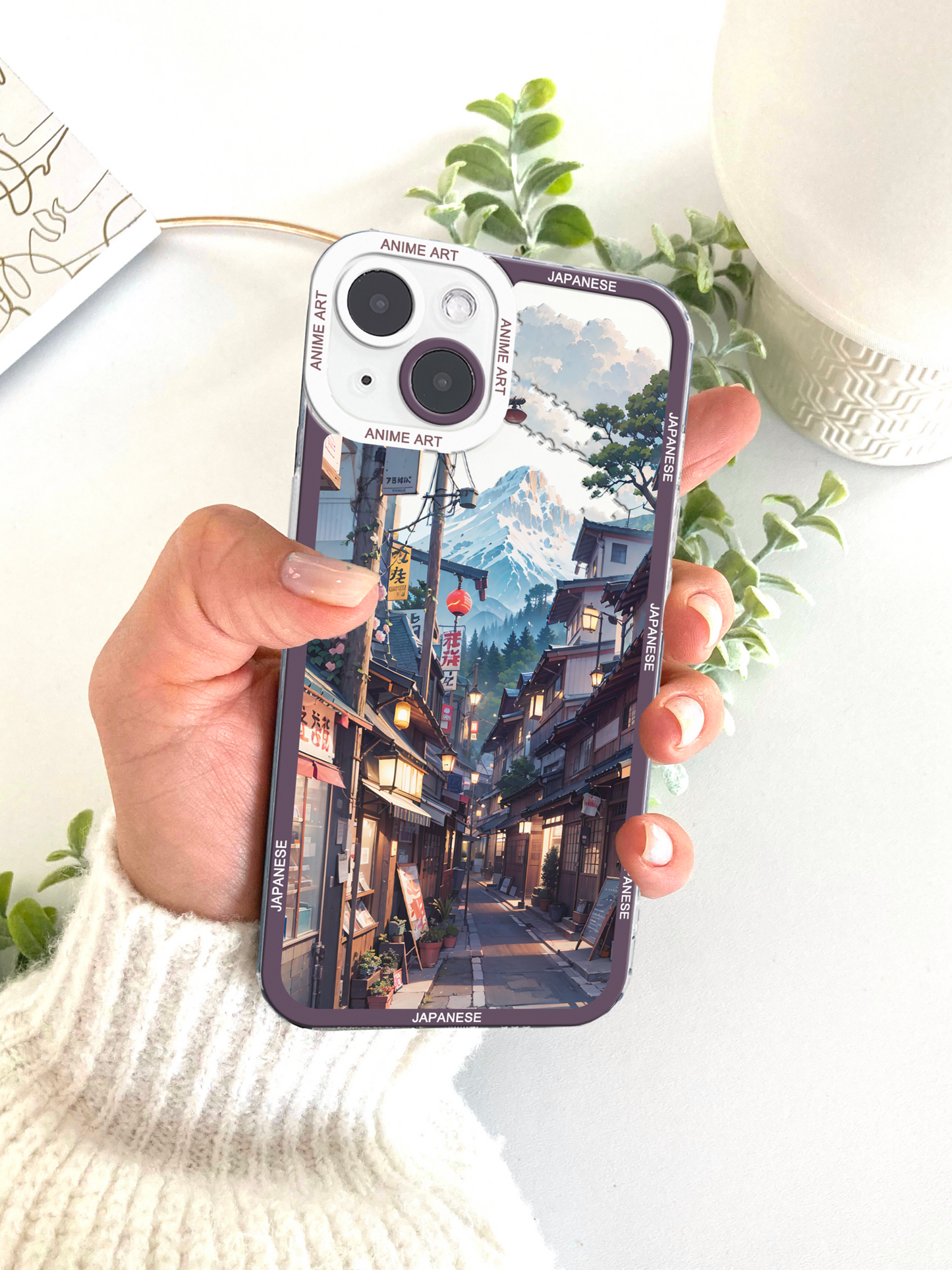 Japanese Clear Animation Phone Case