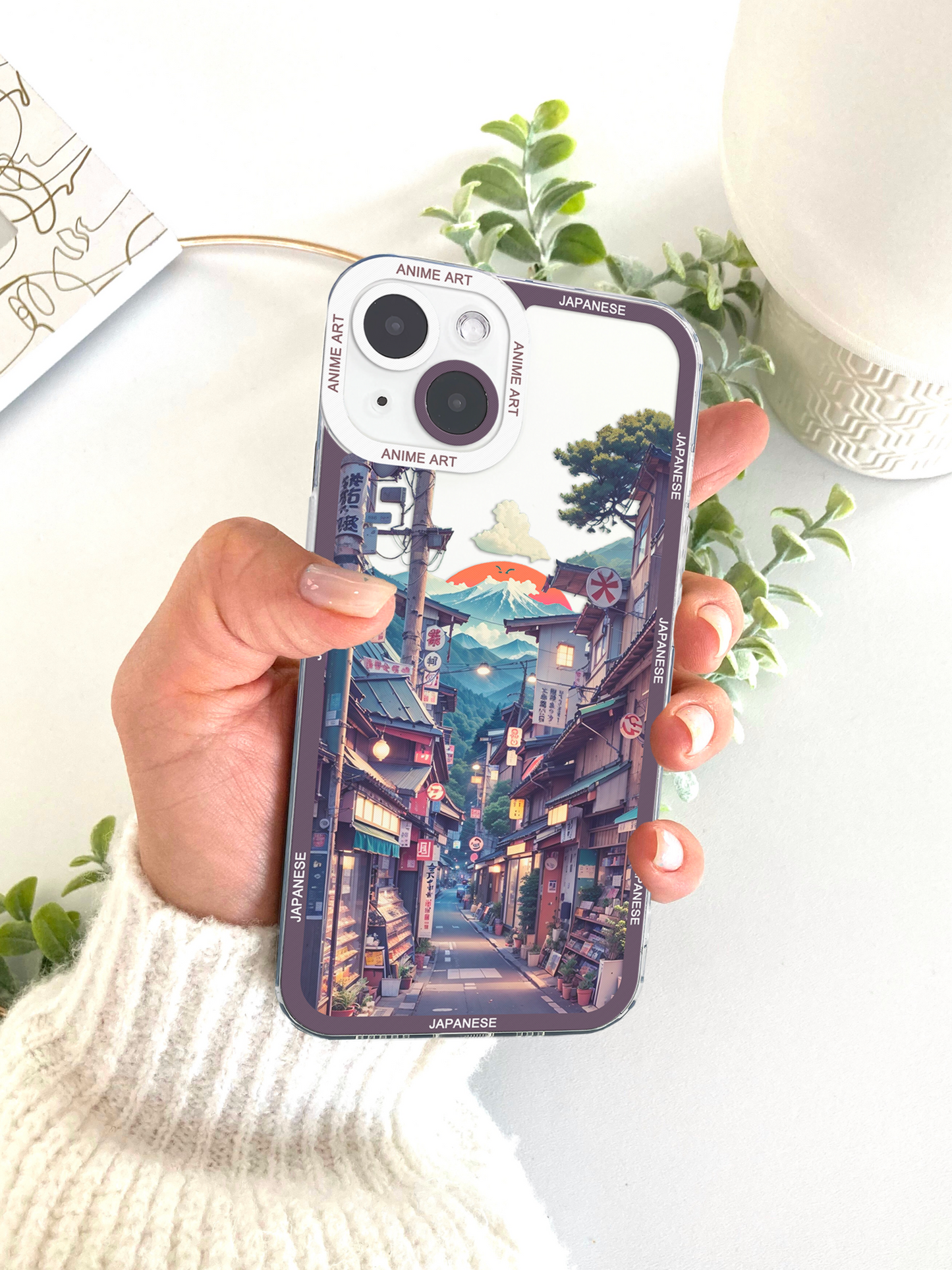 Japanese Animation City Phone Case