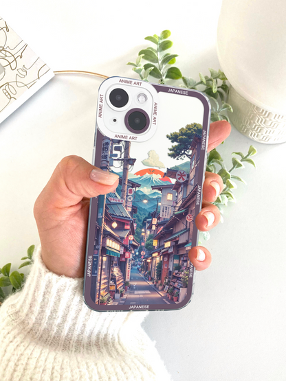 Japanese Animation City Phone Case