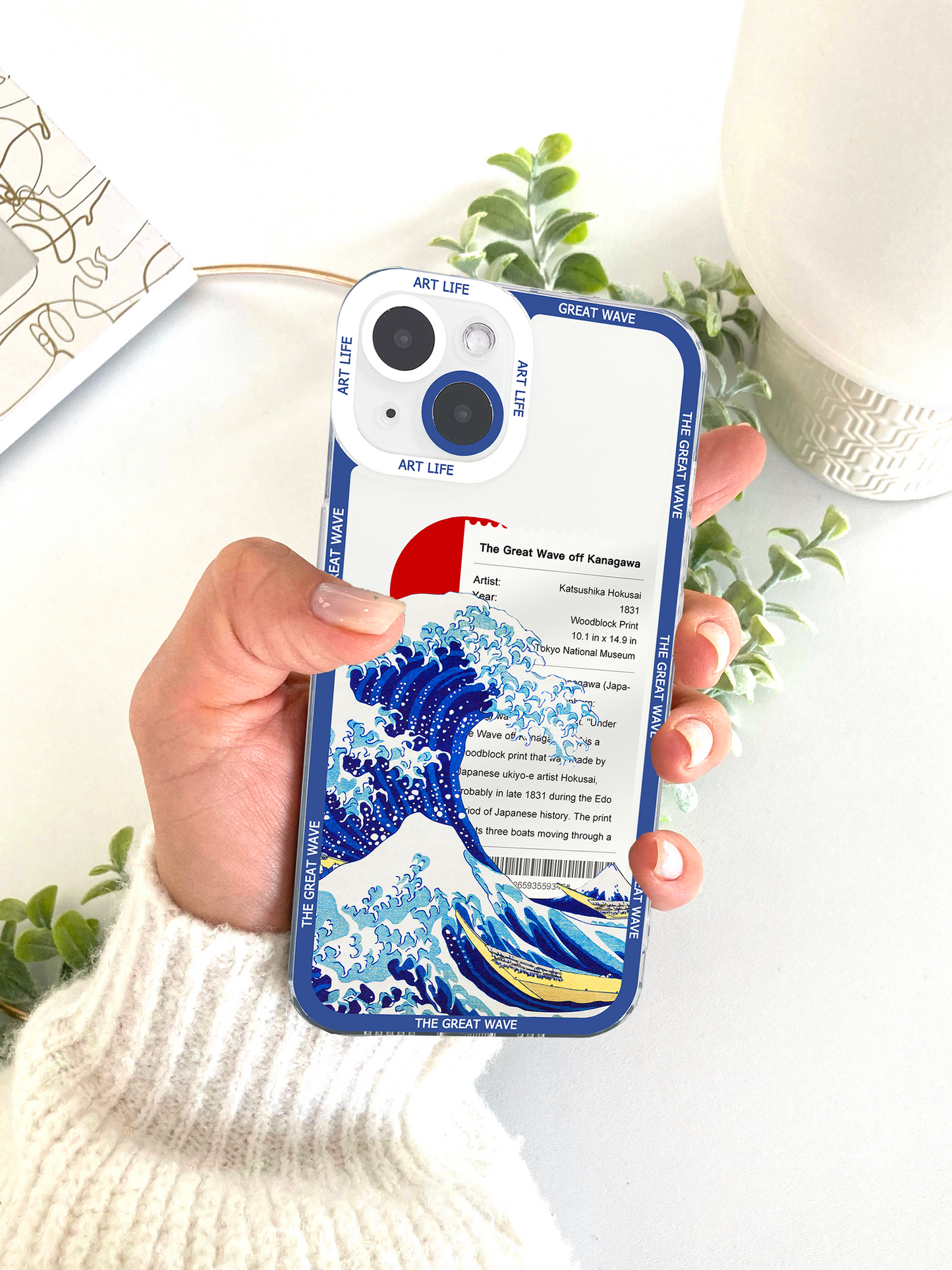 Great Waves Art Phone case