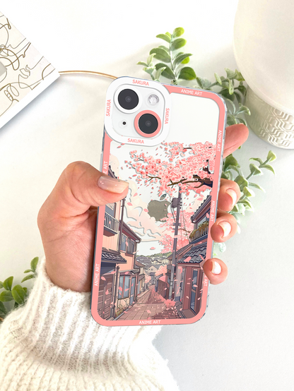 Sakura Japanese Street Anime Phone Case