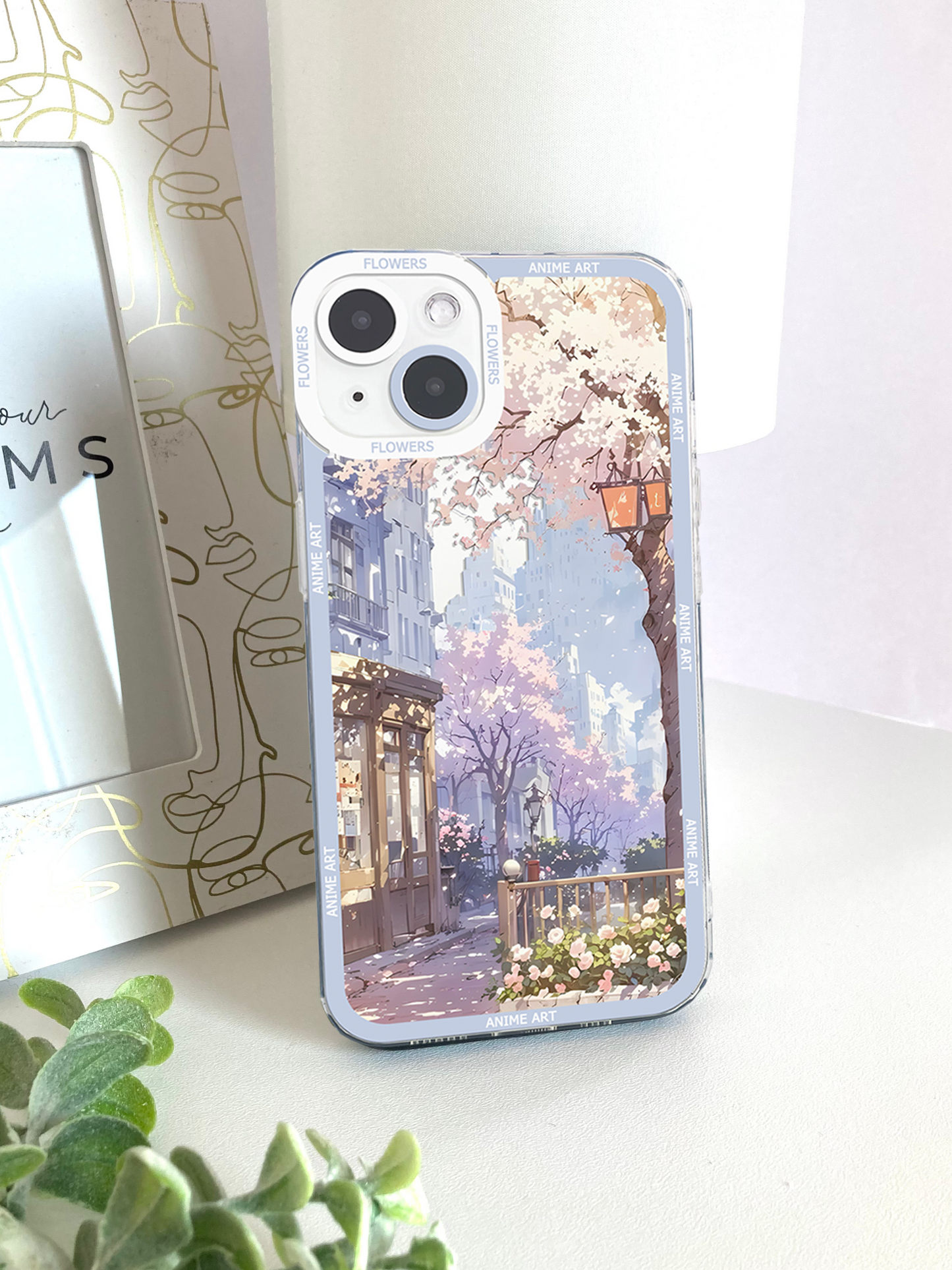 Japanese Floral Anime Phone Case