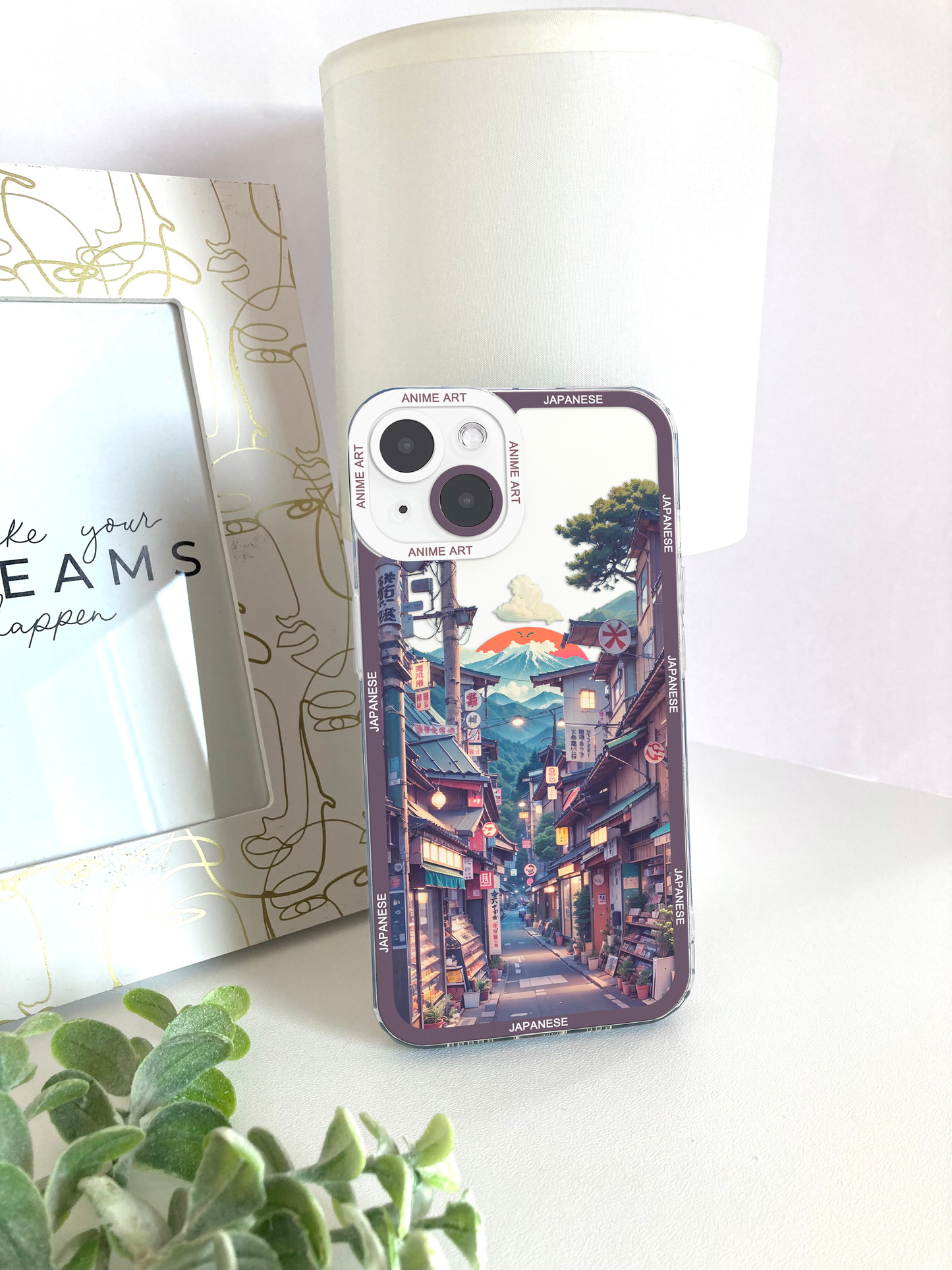 Japanese Animation City Phone Case