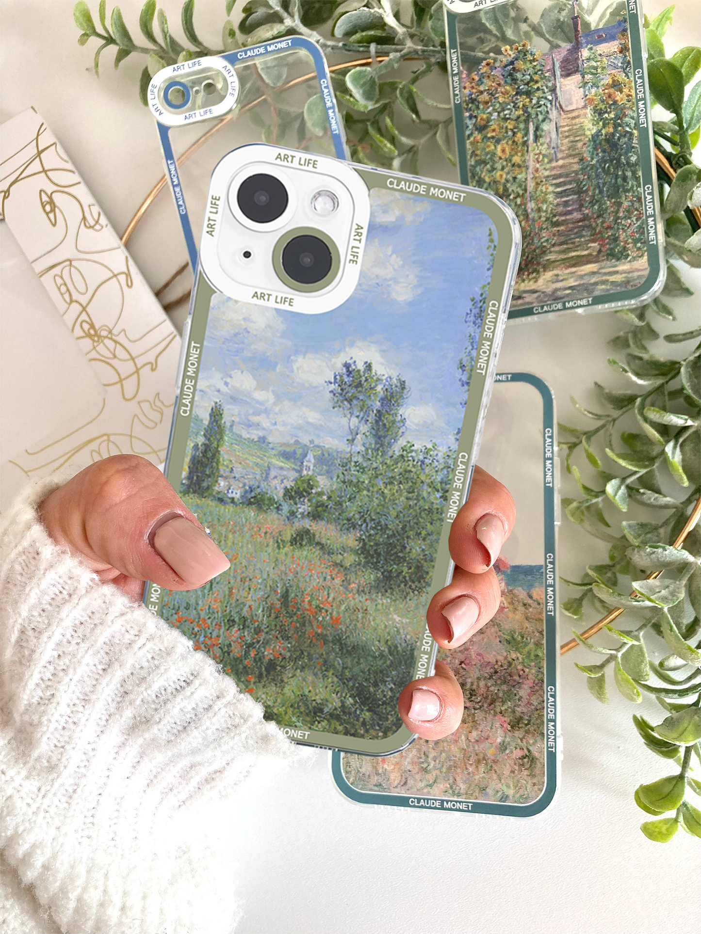 Claude Monet Painted Art iPhone Case