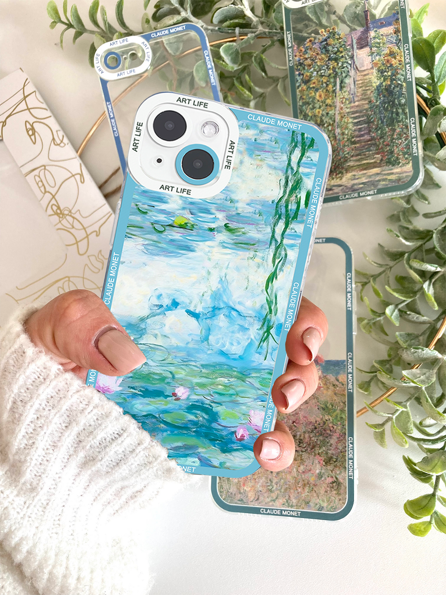 Claude Monet Art Floral Painting iPhone Case
