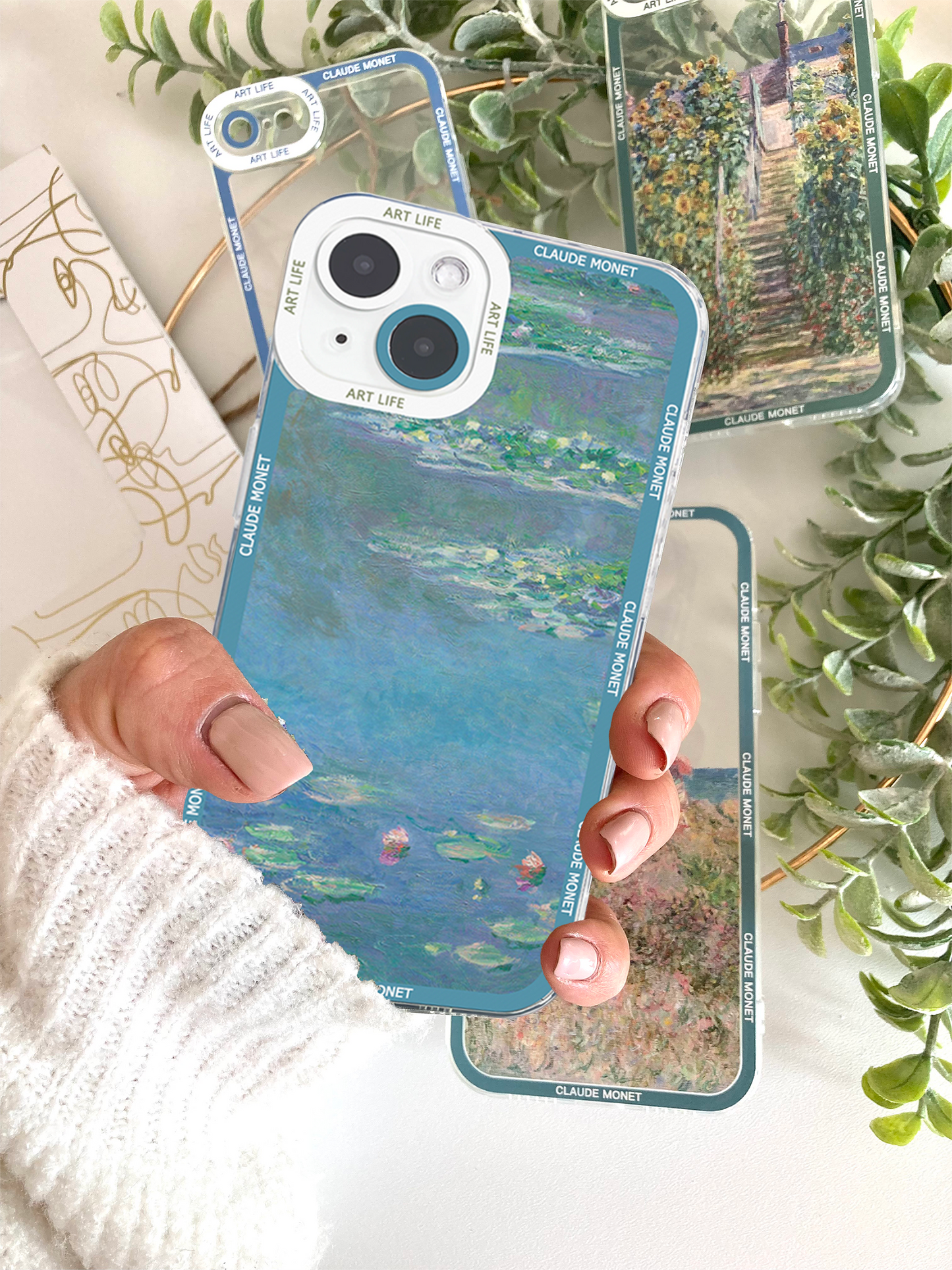 Claude Monet Flower Art iPhone Case