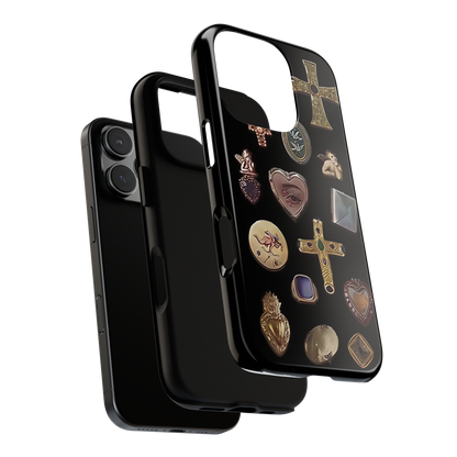 Vintage Cross Charm Phone Case
