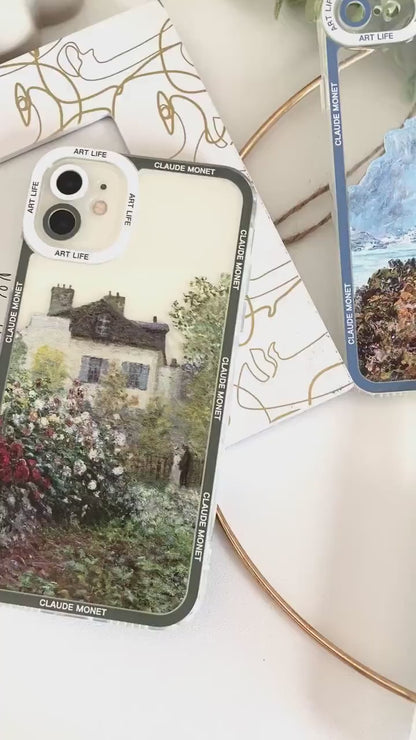 Claude Monet Abstract Art Painting iPhone Case