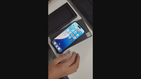 Beige Smart NFC Phone Case with HD Display & Magsafe