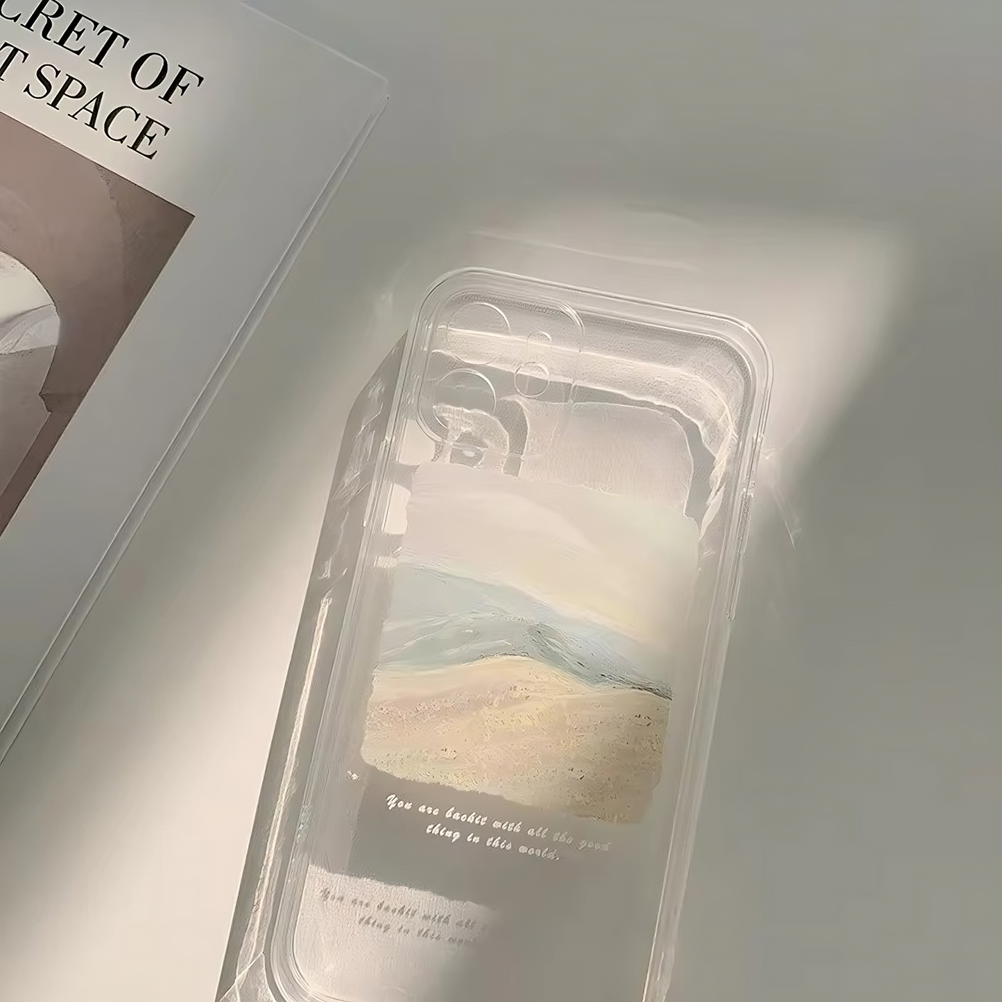 Beach Oil Painting Mobile Phone Case For iPhone